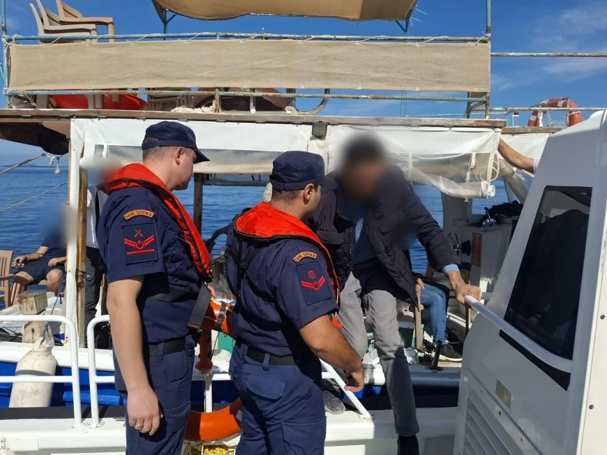 BODRUM'DA TEKNEDE YARALANANLAR İÇİN SAHİL GÜVENLİK KURTARMA OPERASYONU YAPTI