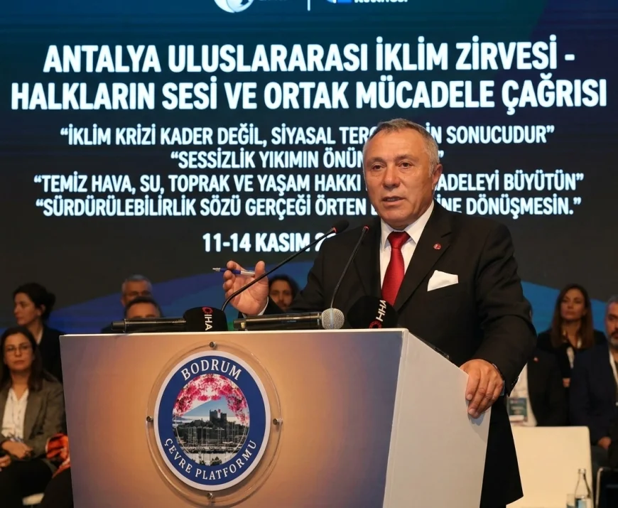 BODRUM ÇEVRE PLATFORMU’NDAN ANTALYA İKLİM ZİRVESİ ÇAĞRISI: “İKLİM KRİZİ KADER DEĞİL, SİYASAL TERCİHLERİN SONUCUDUR”