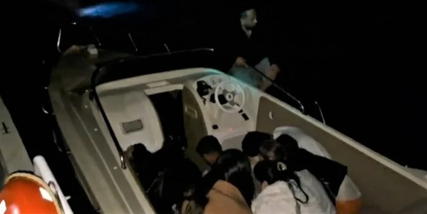 Bodrum Açıklarında Göçmen Operasyonu: Sürat Teknesinde 10 Düzensiz Göçmen ve 2 Kaçakçı Yakalandı