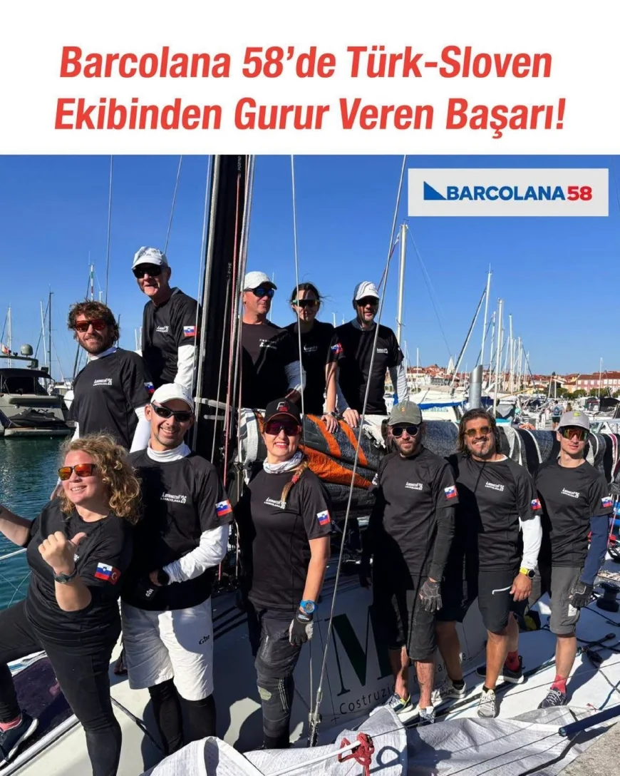 TÜRK-SLOVEN YELKENCİLERDEN İTALYA’DA GURURLANDIRAN BAŞARI