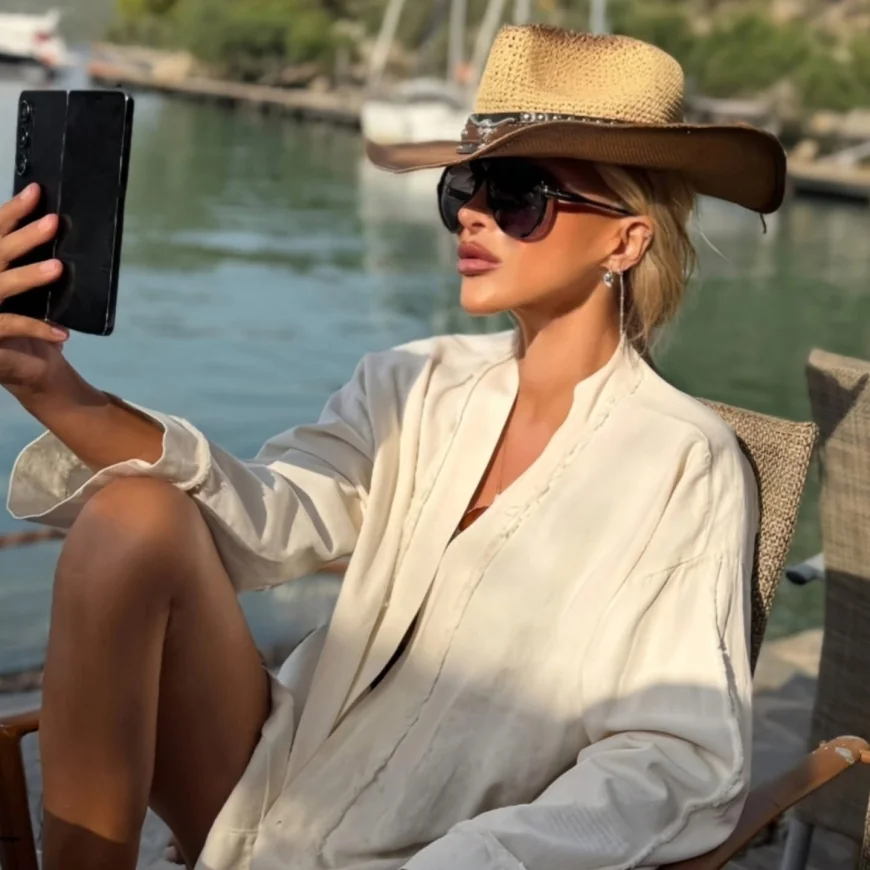 SEREN SERENGİL’İN GÖCEK’TEKİ TATİL POZLARI OLAY OLDU! GÖBÜN KOYU’NDA HAYRAN BIRAKTI