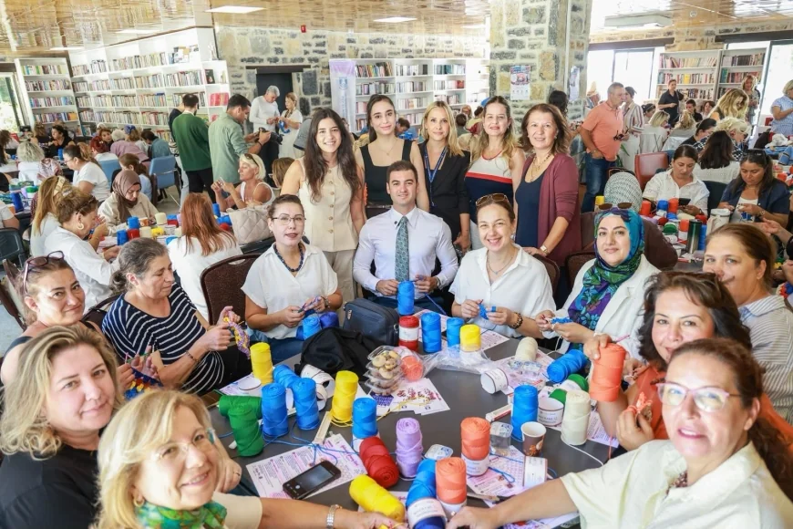 Bodrumlu kadınların el emeği eserleri sokakları süsleyecek