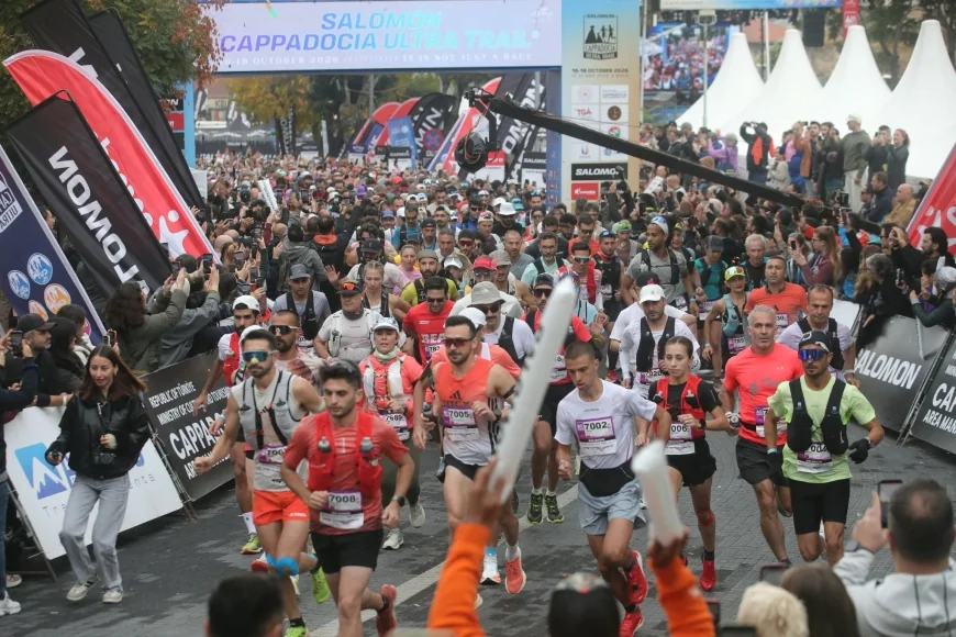    Salomon Cappadocia Ultra Trail’de dereceye giren sporcular ödüllerini aldı