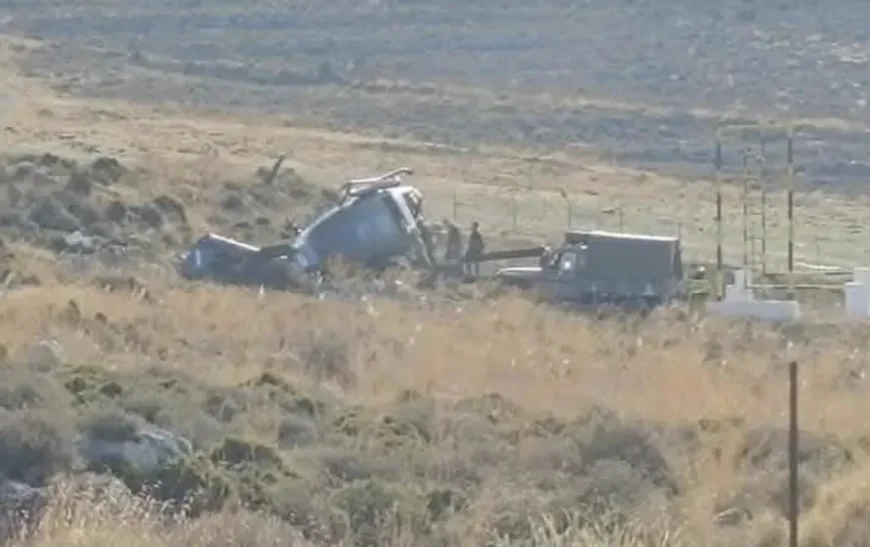 SON DAKİKA…Kilimli (Kalimnos) adasında askeri helikopter düştü