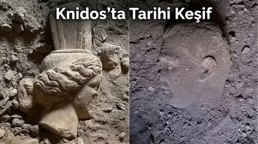 BİLİM VE SANATIN ANTİK MERKEZİ KNİDOS’TA TARİHİ KEŞİF: HELENİSTİK VE ROMA DÖNEMİNE AİT HEYKEL BAŞLARI ORTAYA ÇIKARILDI
